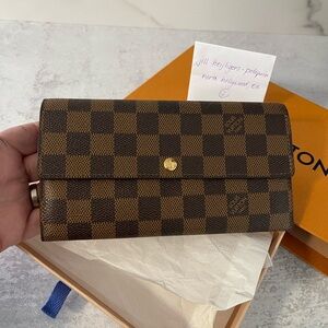 Louis Vuitton Damier Ébene Sarah Wallet LNIB